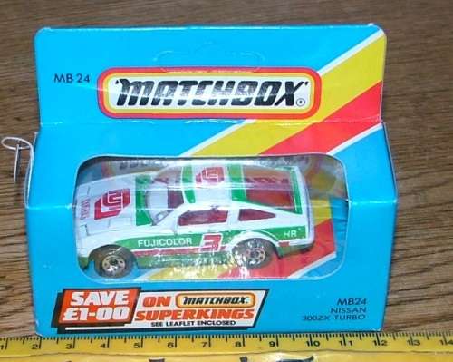 1981 Matchbox ~ Blue Window Box ~ MB24 Nissan 300ZX Turbo ~ Boxed