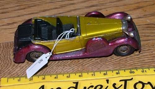Matchbox MOY ~ Y 11 1938 Lagonda Drophead Coupe ~  1972 ~ Loose