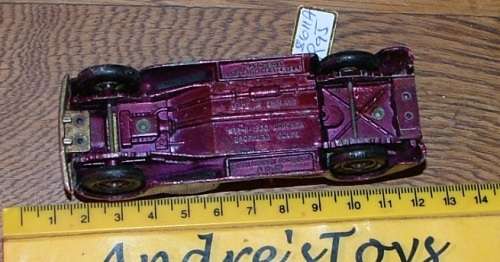 Matchbox MOY ~ Y 11 1938 Lagonda Drophead Coupe ~  1972 ~ Loose