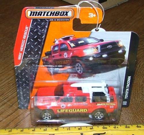 2013 Matchbox ~ BFK05-0818 ~ 105/120 ~ Toyota Tacoma  ~ Mint on short card