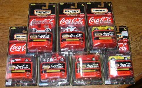 1998 Matchbox ~ Coca-Cola Brand " Collection ~ (7) ~ Rare