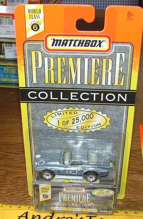 Matchbox ~  1995 ~ Premiere World Class Series 6 ~ Set of 6 ~  Mint in Pack