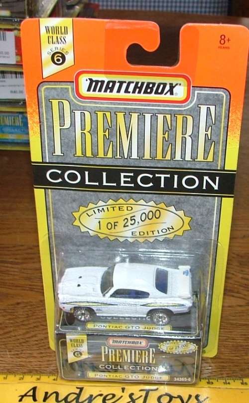 Matchbox ~  1995 ~ Premiere World Class Series 6 ~ Set of 6 ~  Mint in Pack