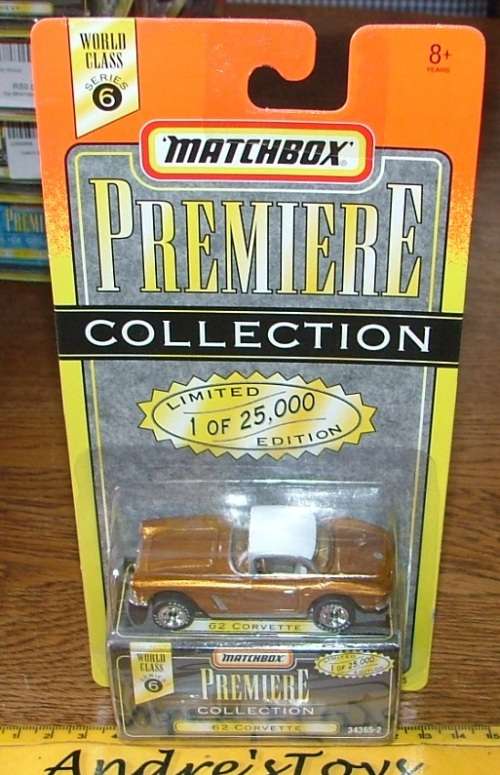 Matchbox ~  1995 ~ Premiere World Class Series 6 ~ Set of 6 ~  Mint in Pack