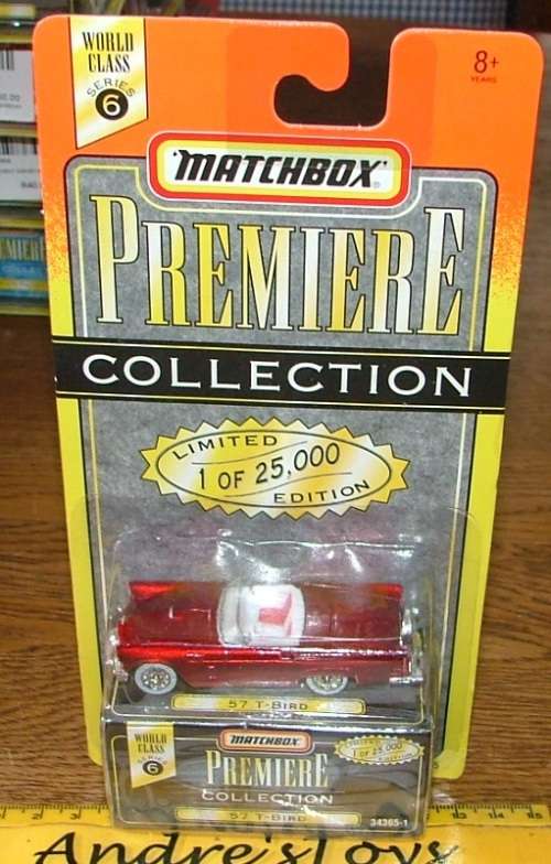 Matchbox ~  1995 ~ Premiere World Class Series 6 ~ Set of 6 ~  Mint in Pack