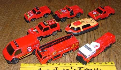 Diecast toy cars ~ Fire ~ Loose