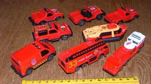 Diecast toy cars ~ Fire ~ Loose