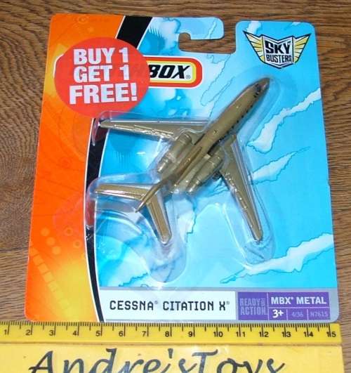 2008 Matchbox ~ Skybusters ~ Cessna Citation X  Mint on card
