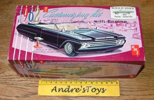 AMT 1962 PONTIAC CONVERTIBLE 3 in 1 RARE VINTAGE KIT -BOXED #149-K 612 in Original Box