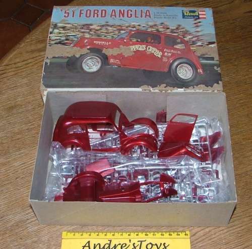 Revell ~ '51 Ford anglia ~ RARE VINTAGE KIT - BOXED #H1269-200