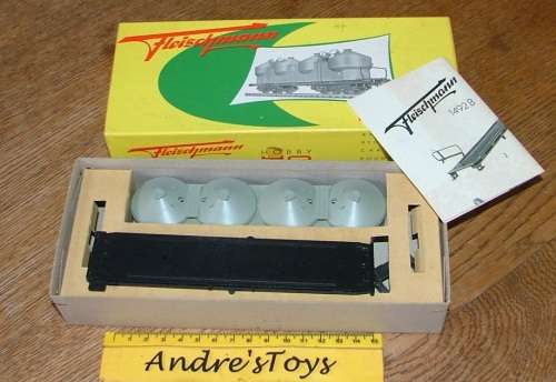 Model Trains 1492B. Fleischmann Ho. Tank Wagon ~ RARE VINTAGE KIT -NR MINT /BOXED