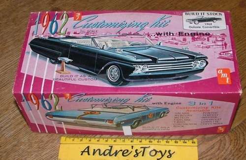 AMT ~ 1962 K112 Galaxie Convertible 3 in 1Customizzing kit ~  RARE VINTAGE KIT - BOXED #149
