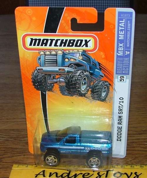 2005  Matchbox ~ No59 Dodge Ram SRT/10 ~ Mint on Long card