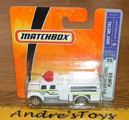 2008  Matchbox ~ No59 International Pumper ~ Mint on Short card