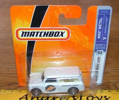 2008  Matchbox ~ No53  Austin Mini Van ~ Mint on Short card