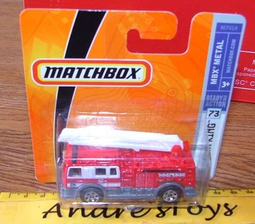 2007  Matchbox ~ No 73 Ladder King ~ Mint on Short card