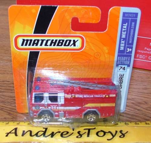 2007  Matchbox ~ No 74 Dennis Sabre ~ Mint on Short card