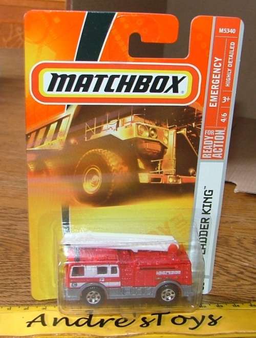2007 Matchbox ~ No 73 Ladder King ~ Mint on Long card