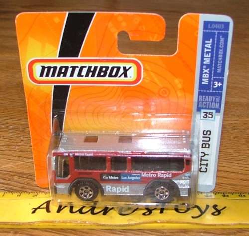 2007 Matchbox ~ No35 City Bus ~ Mint on Short card