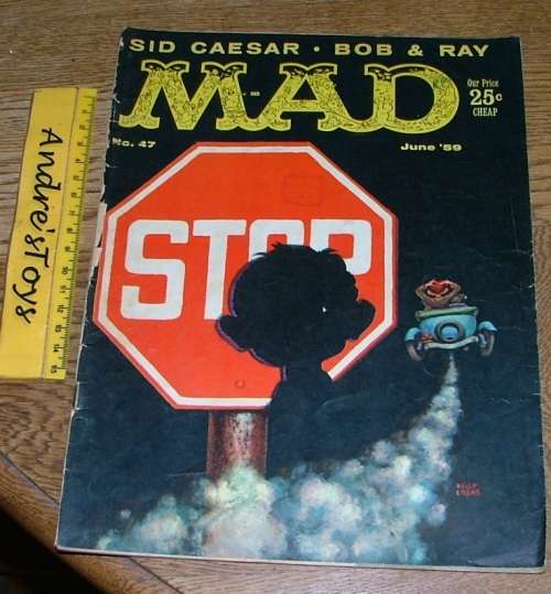 Mad Magazine #47 - June 1959 - complete but showing wear