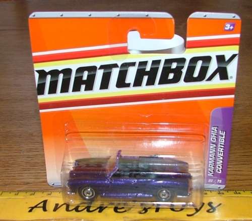 2009 Matchbox ~ No22/75 ~ Karmann Ghia Convertible ~ Mint on short card