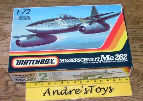 Vintage Kit by Matchbox ~PK-0021 ~ Messerschmitt Me252   ~ Plastic Kit ~ 1986