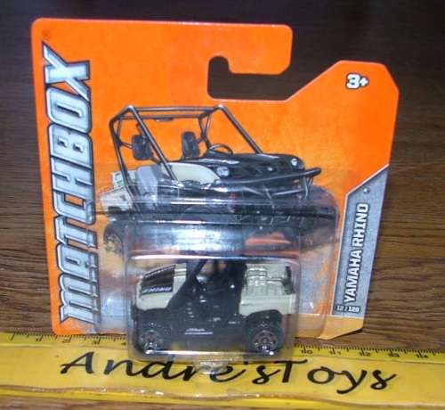 2011 Matchbox ~ No12/120 ~ Yamaha Rihino ~ Mint on short card