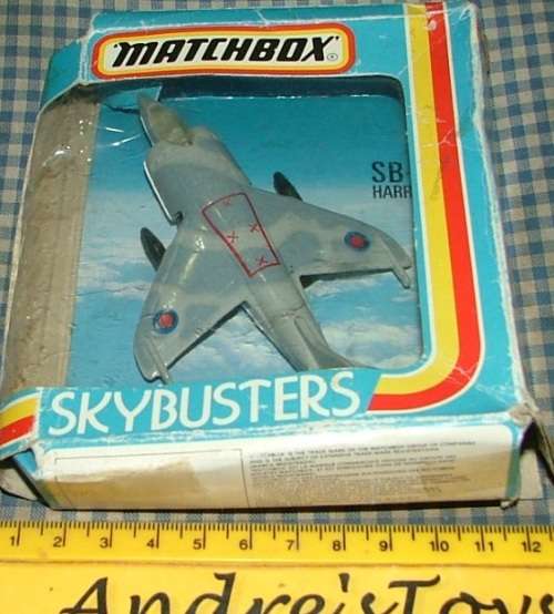 1981 Matchbox ~ Skybusters ~ SB27 Harrier Jet ~ Mint in box