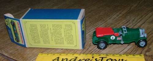 Matchbox Models Of Yesteryear Y-5 1929 4.5 Litre Bentley Issue 8 made in England ~ with orignal box