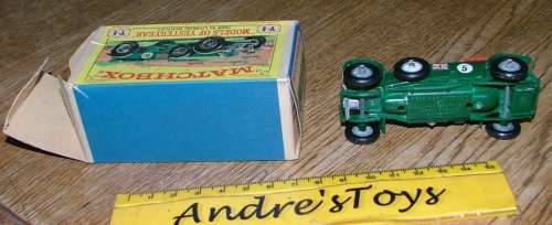 Matchbox Models Of Yesteryear Y-5 1929 4.5 Litre Bentley Issue 8 made in England ~ with orignal box