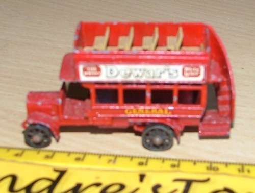 Matchbox Yesteryear LESNEY Nr.2 "B" TYPE BUS 1912-1920 ~ Loose