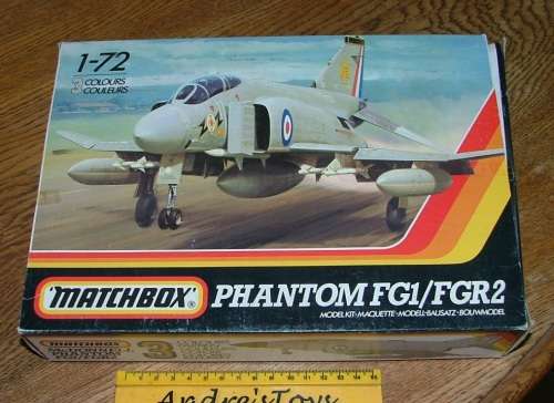 Vintage Kit by Matchbox ~ 1/72 PK-0412 Phantom FG1/FGR2 ~ Plastic Kit ~ 1986