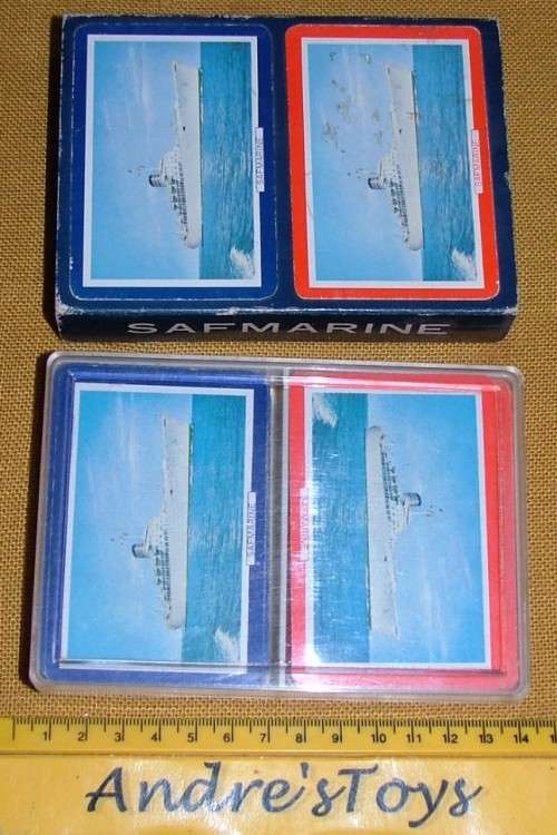 SAF marine - 2 pack playing cards - original case