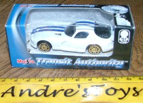 Maisto ~ Transit Authority ~ 1998 Dodge Vipper ~ in original Box