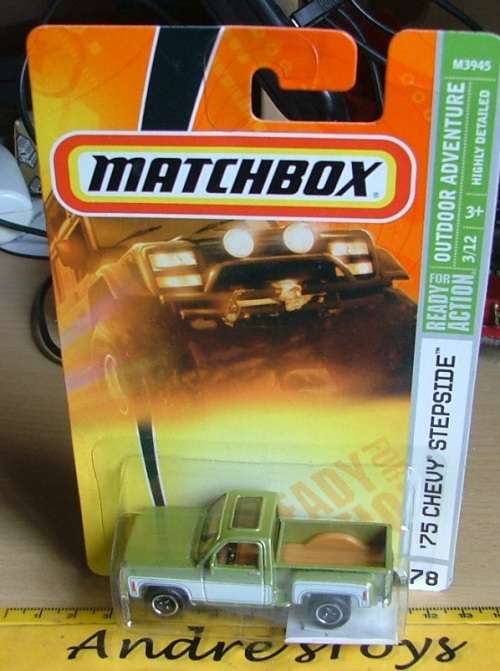 2007 Matchbox ~ 78 ~ '75 Chevy Stepside ~ Mint on Long card