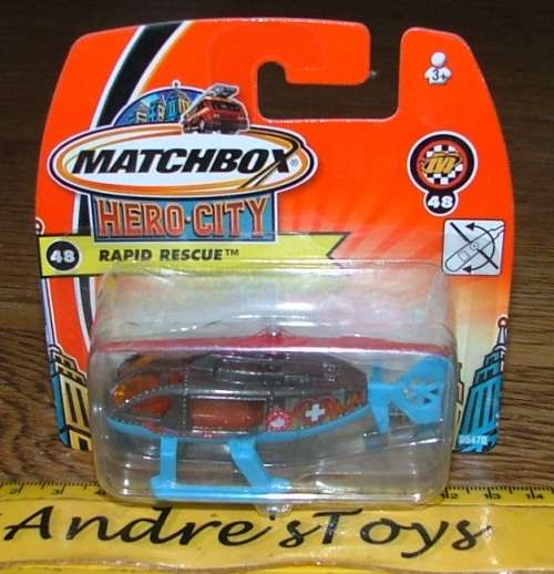 2003 Matchbox ~ #48 of 75 ~ Raspid Rescue ~  Mint on Short Card