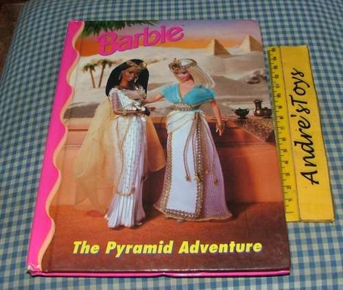 Barbie Book - The Pyramid Adventure ~ Hard Cover - A5 Size