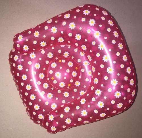 Barbie blow up floral Chair