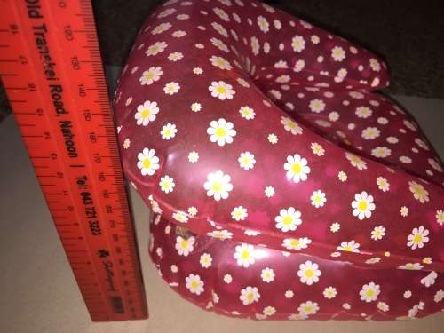 Barbie blow up floral Chair