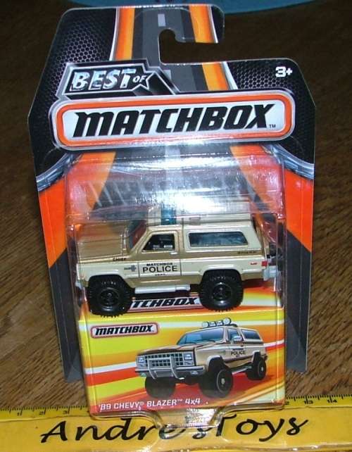 2016 Matchbox ~ Best Of ~ '89 Chevy Blazer 4 X4 ~ Mint nint Pack