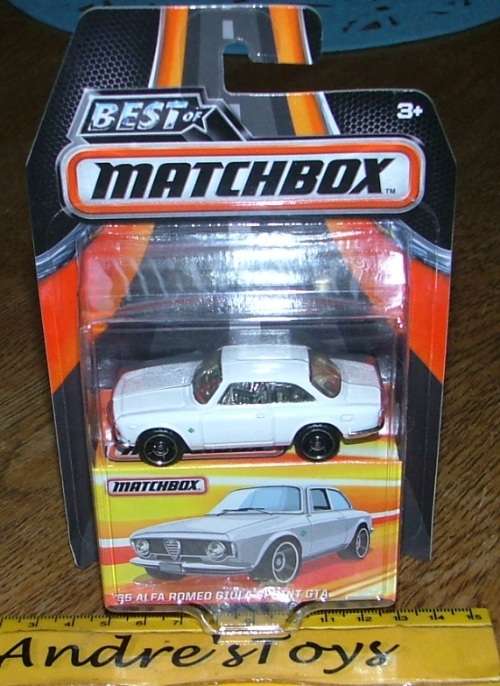 2016 Matchbox ~ Best Of ~ '65 Alfa Romeo Giula Sprint GTA ~ Mint in Pack