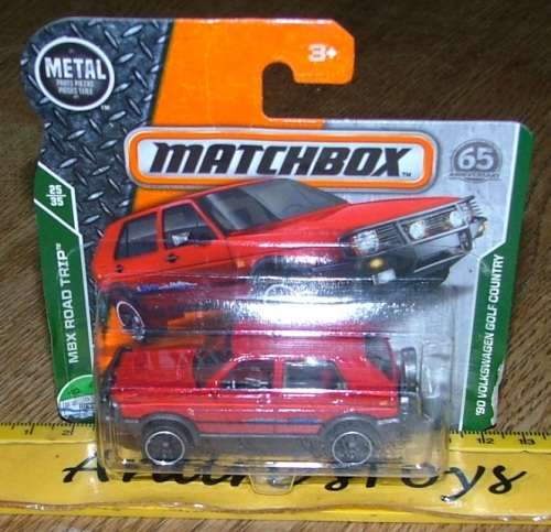 2017 Matchbox ~ No 99/125 '90 Volkswagen Golf Country ~ Mint on Short card