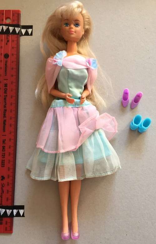 Petra Doll - Blue & Pink dress