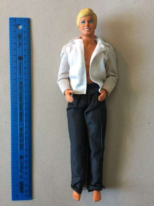 vintage ~ Ken - Blonde hair (hand made clothes)