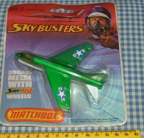 1976 Matchbox ~ Skybusters ~ SB2 Consair A7D ~ Mint on card