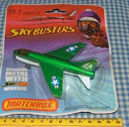 1976 Matchbox ~ Skybusters ~ SB2 Consair A7D ~ Mint on card