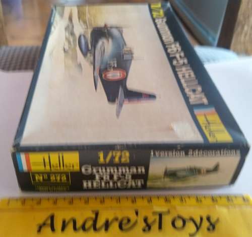 Heller Aircraft Kit ~ RARE VINTAGE KIT - BOXED grumman R6 F5 Hellcat ~ No 272