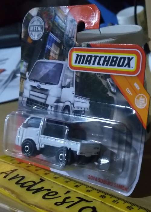 2019 Matchbox ~ 17/100'2014 Subaru Sambar ~ Mint on Short card