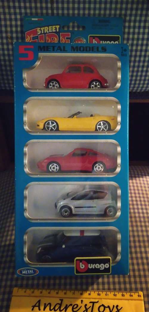 Bburago 1/43 5 Pack  ~ Sealed in Box