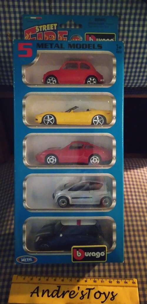 Bburago 1/43 5 Pack  ~ Sealed in Box